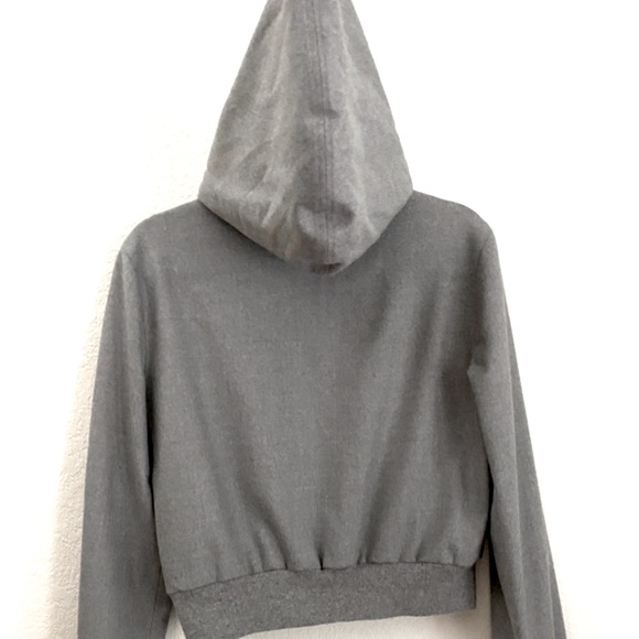 Ralph Lauren Collection Wool Crop Zip-Up Hoodie - Picture 12 of 16